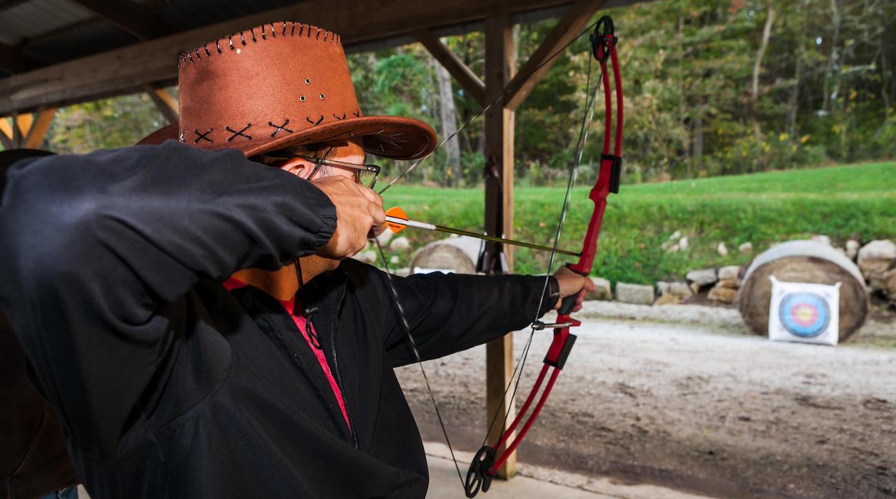 Archery is one of many outdoor activities available at French Lick Resort.