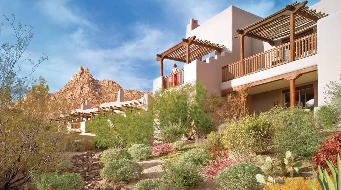 Four Seasons Resort Scottsdale at Troon North features over 200 rooms.
