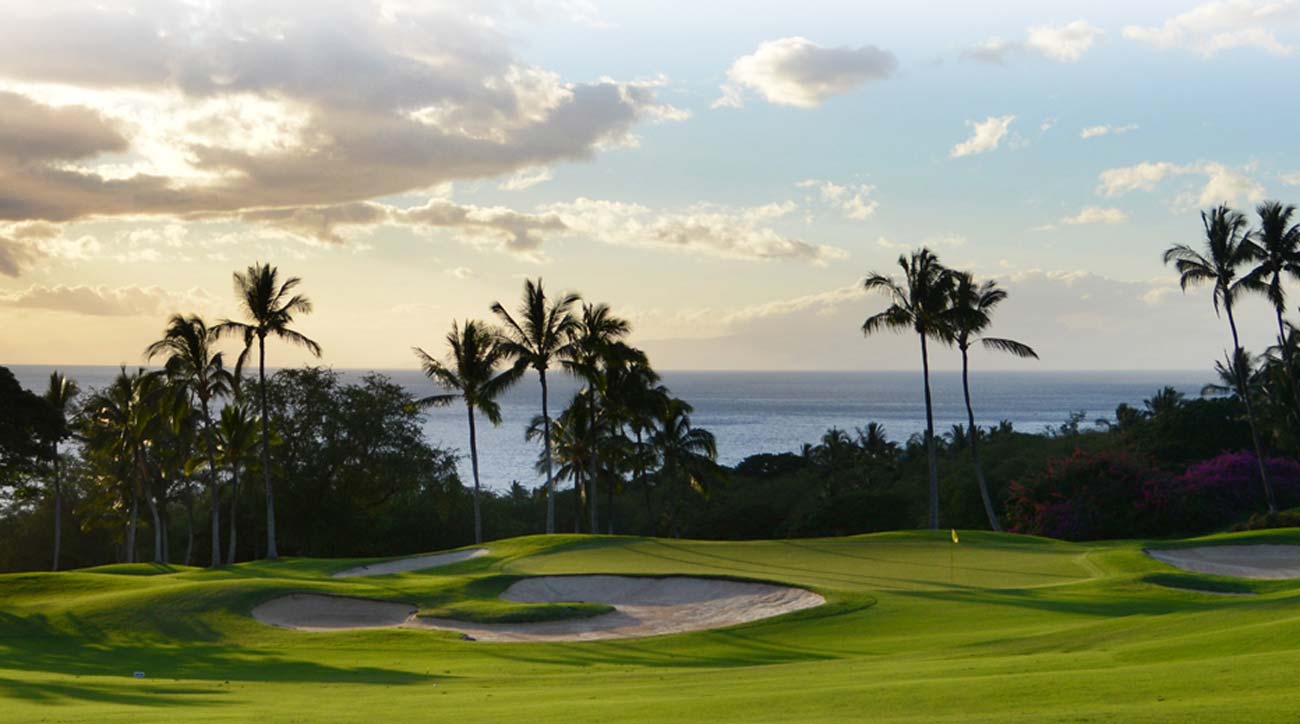 A view of the green at Grand Wailea Maui.