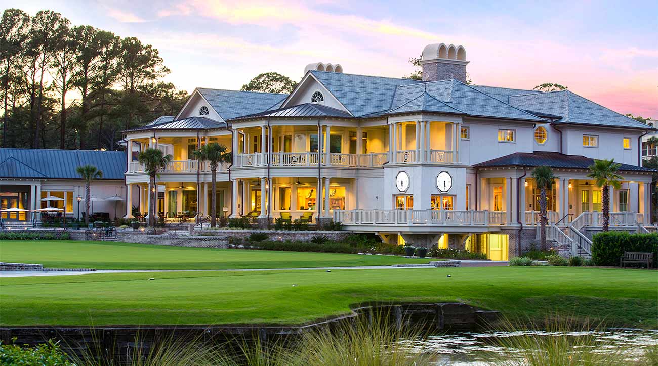 The Harbour Town clubhouse at Sea Pines Resort.