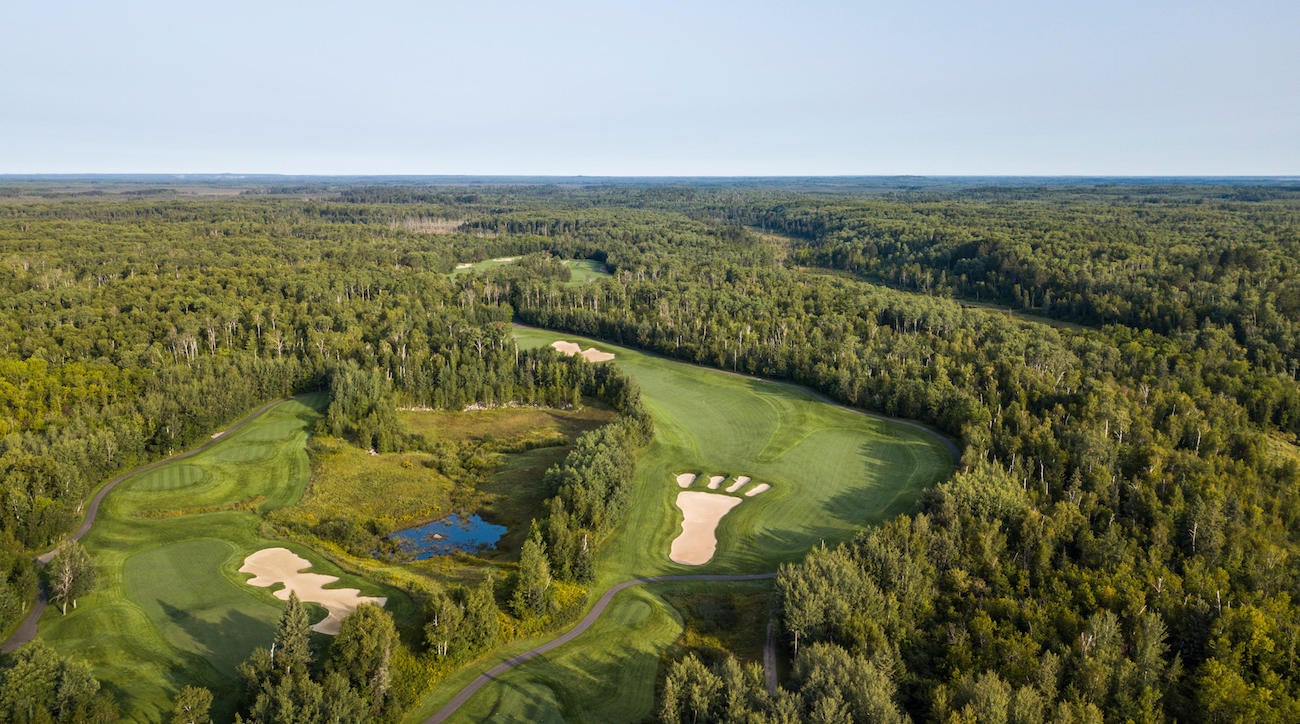 Giants Ridge features two championship golf courses, and at least one memorable bunker.