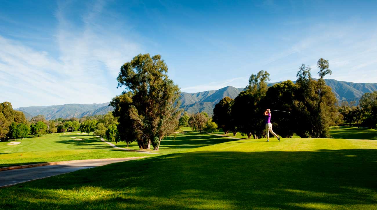 The on-site Ojai Country Club course at Ojai Valley Inn & Spa.