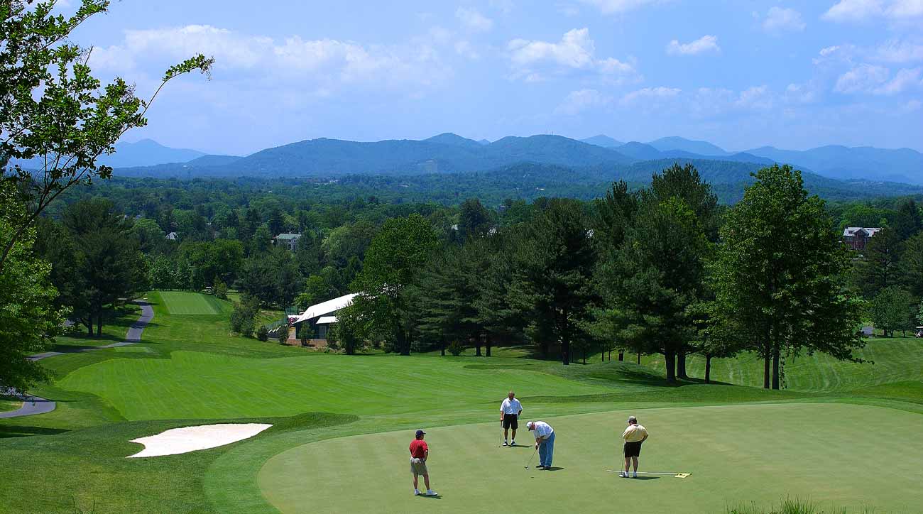 Omni Grove Park Inn features a Donald Ross-designed golf course.