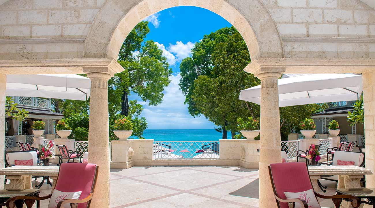 A look at Sandy Lane Resort in Barbados.