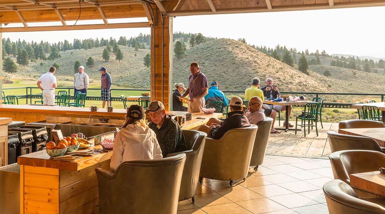 A view of one of the bars at The Retreat, Links and Spa at Silvies Valley Ranch.