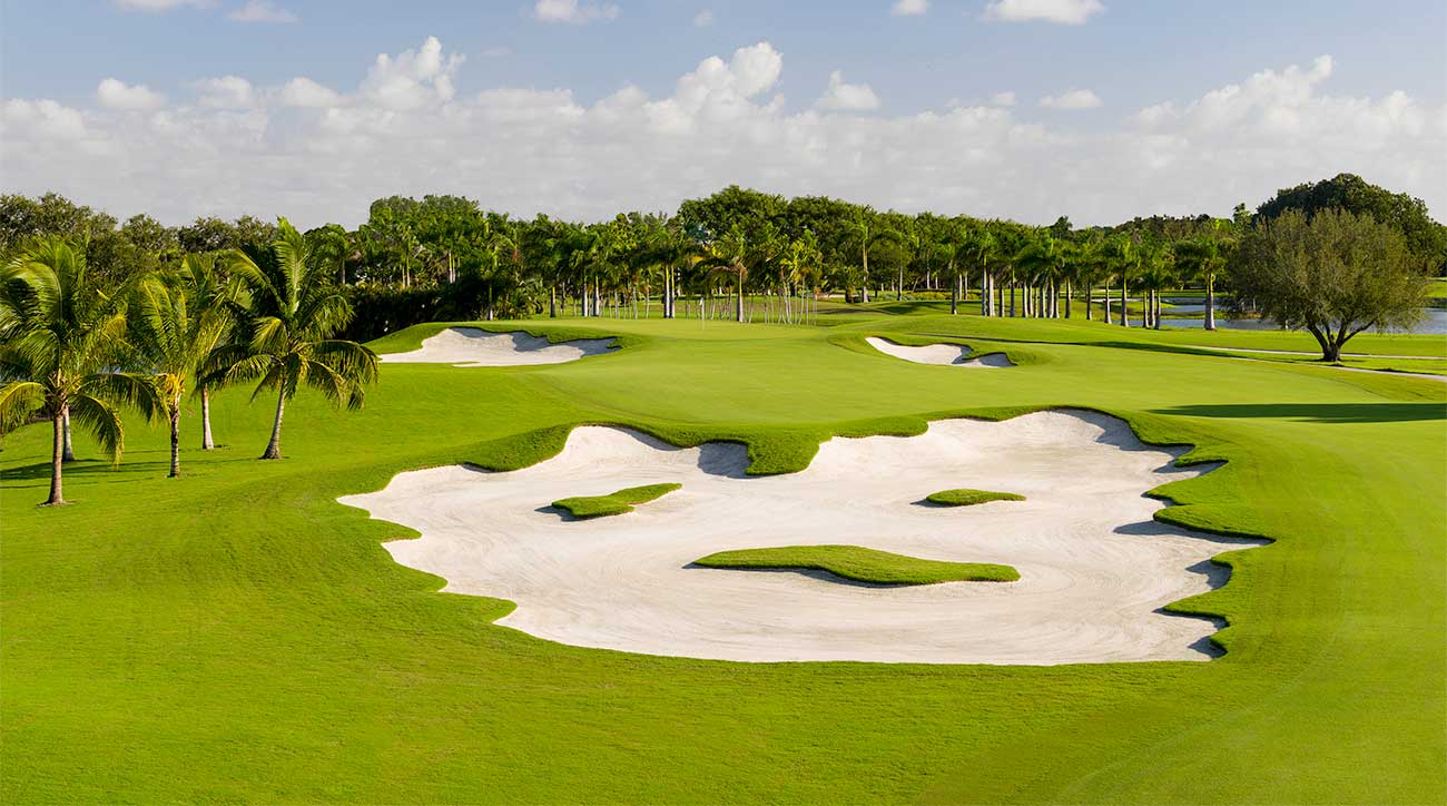 The Blue Monster course at Trump Doral.